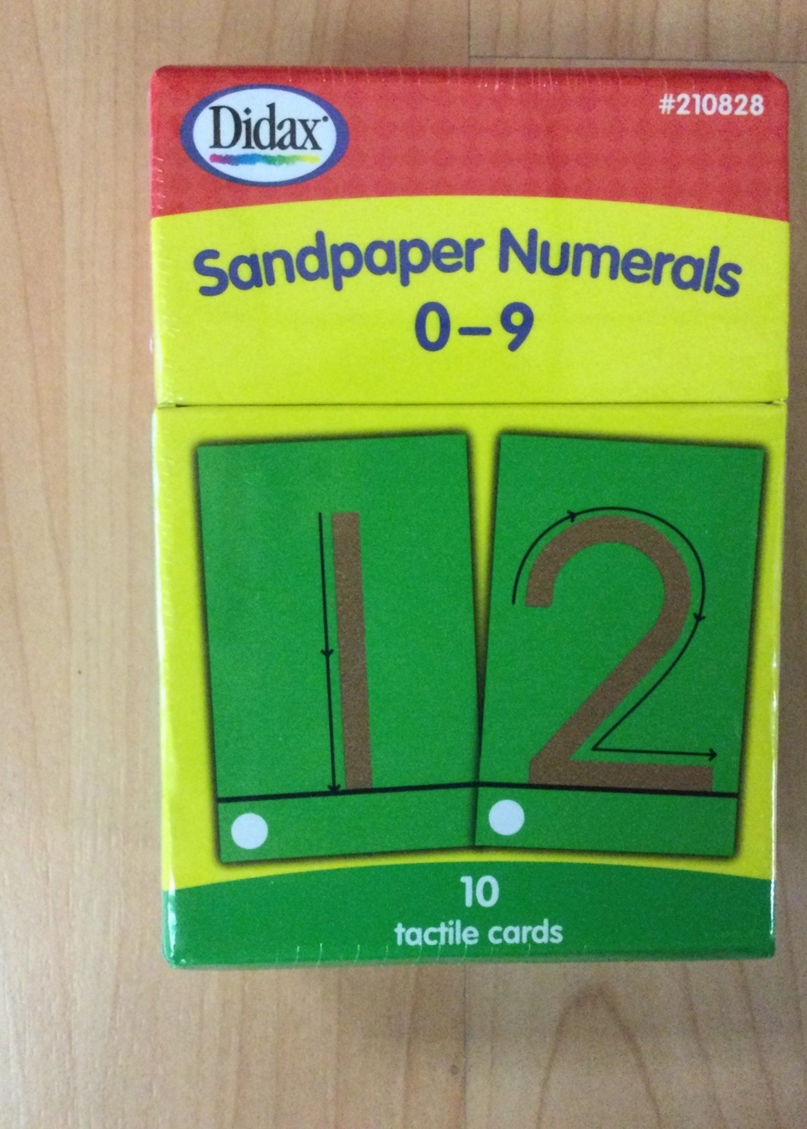 Sandpaper Numerals 0-9