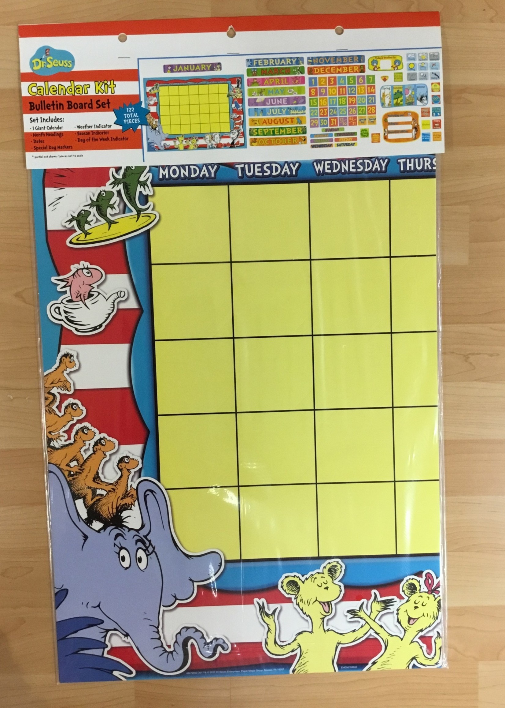 Dr. Seuss Calendar Bulletin Board Set