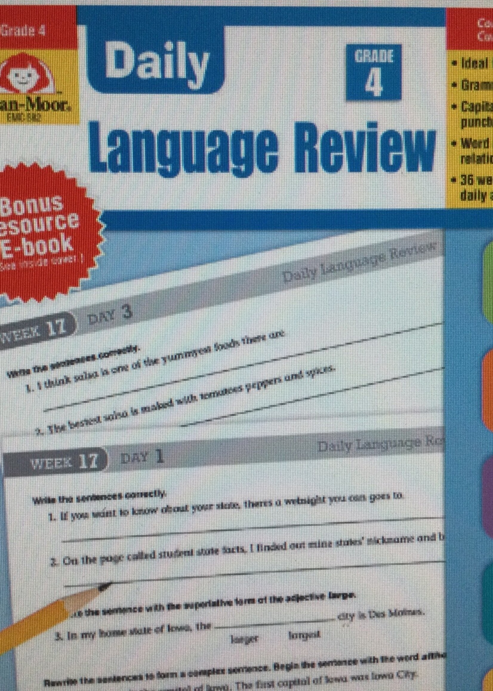 Daily Language Review Gr.4