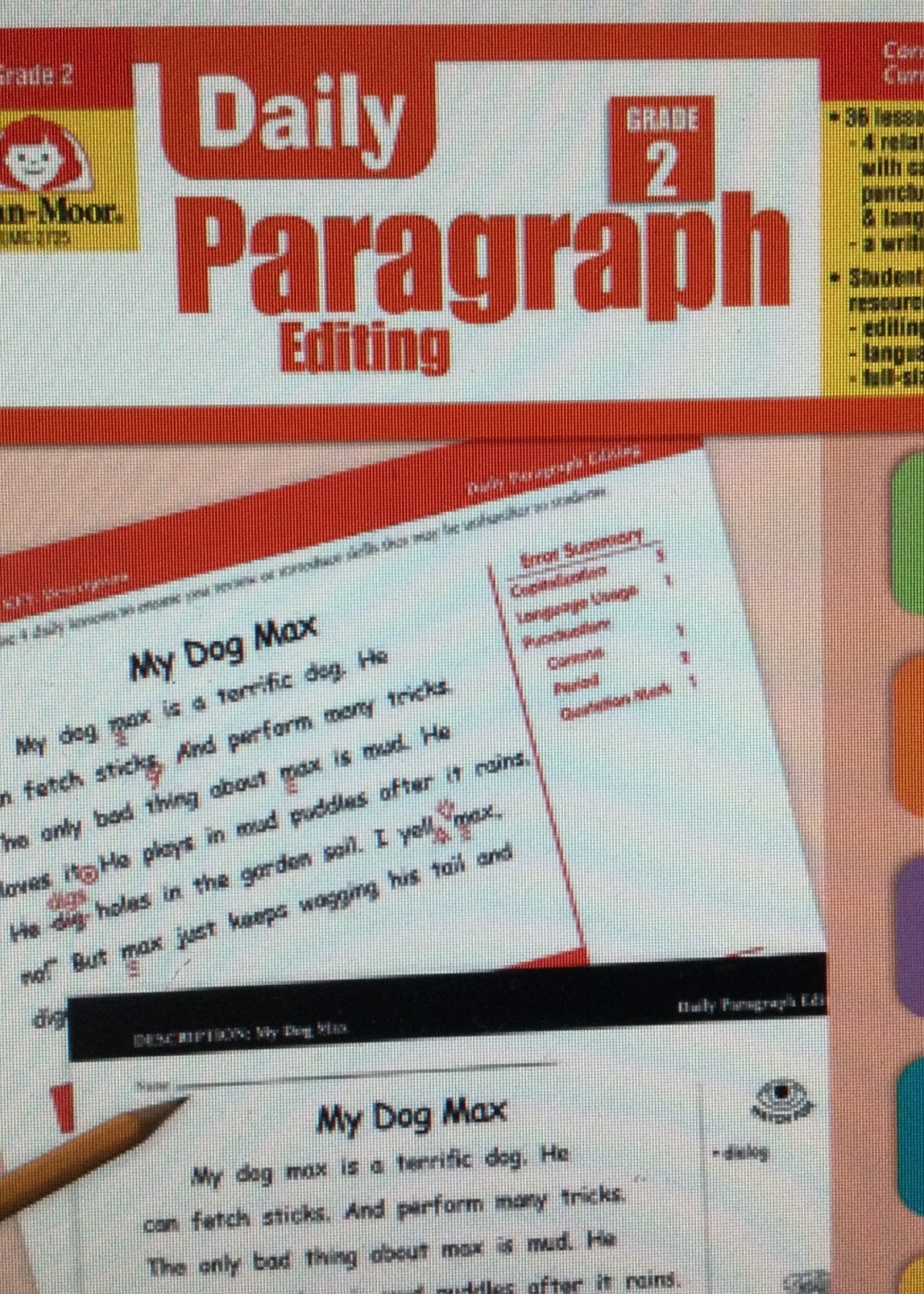 Daily Paragraph Editing Gr. 2
