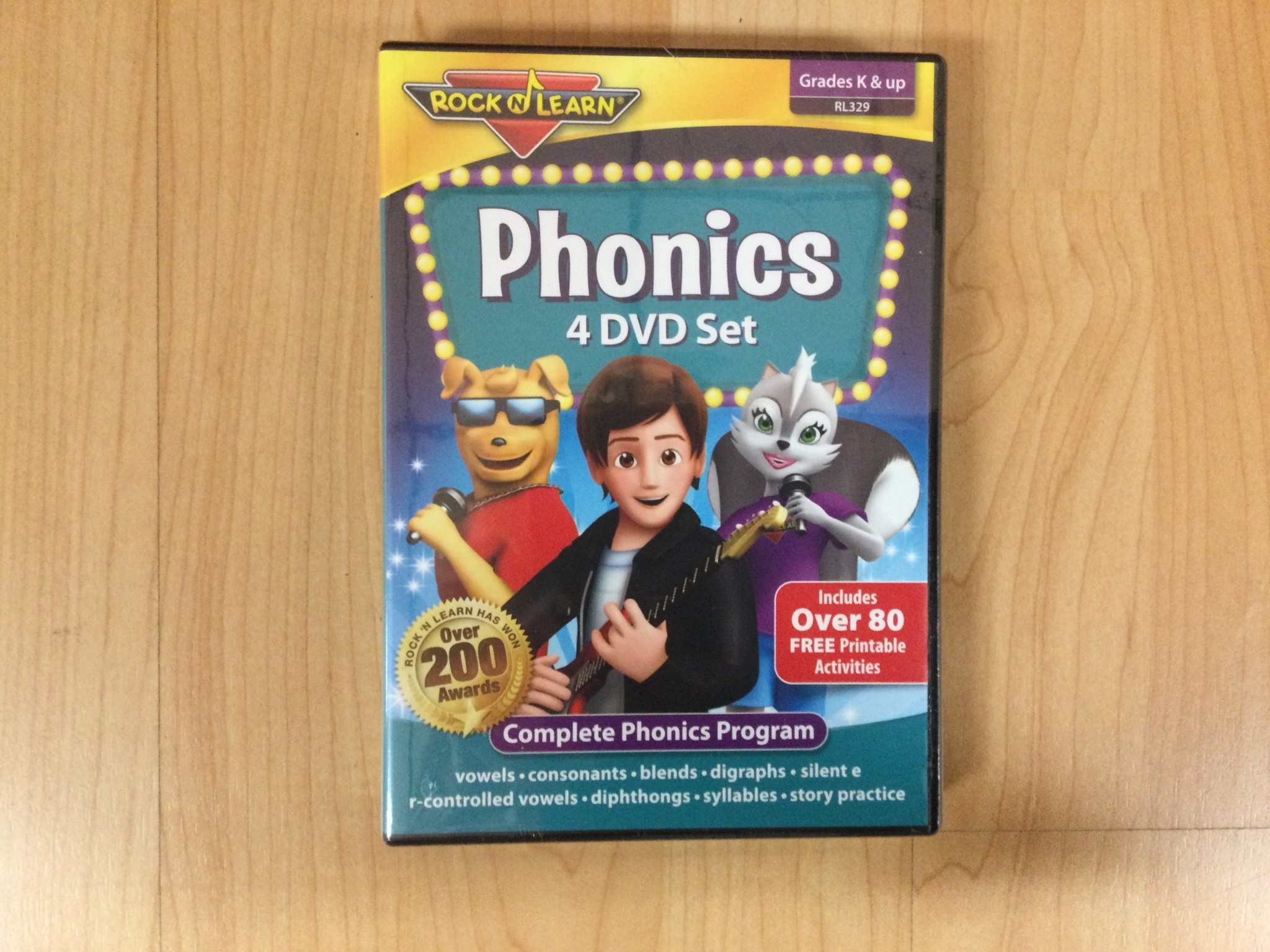タイムセール 半額 Rock N Learn Phonics 4 DVD set - School Spot キッズ・ファミリー