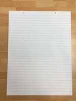 Coverless Chart Tablet 1" ruled 70 sheets