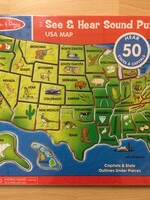 See & Hear Sound Puzzle USA Map