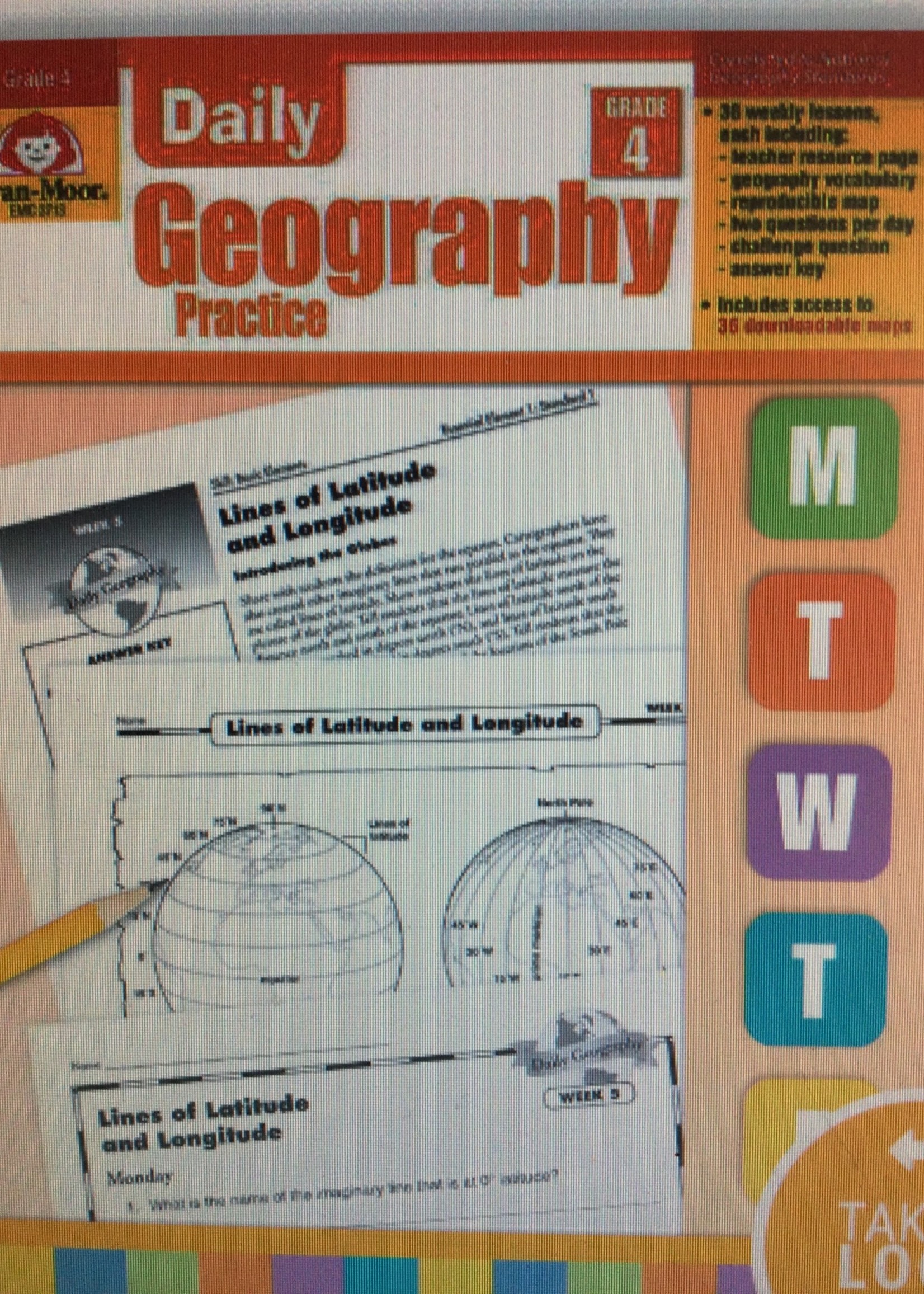 Daily Geography Practice Gr 4