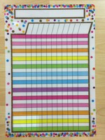 Confetti Poly Incentive Chart 13"x19"