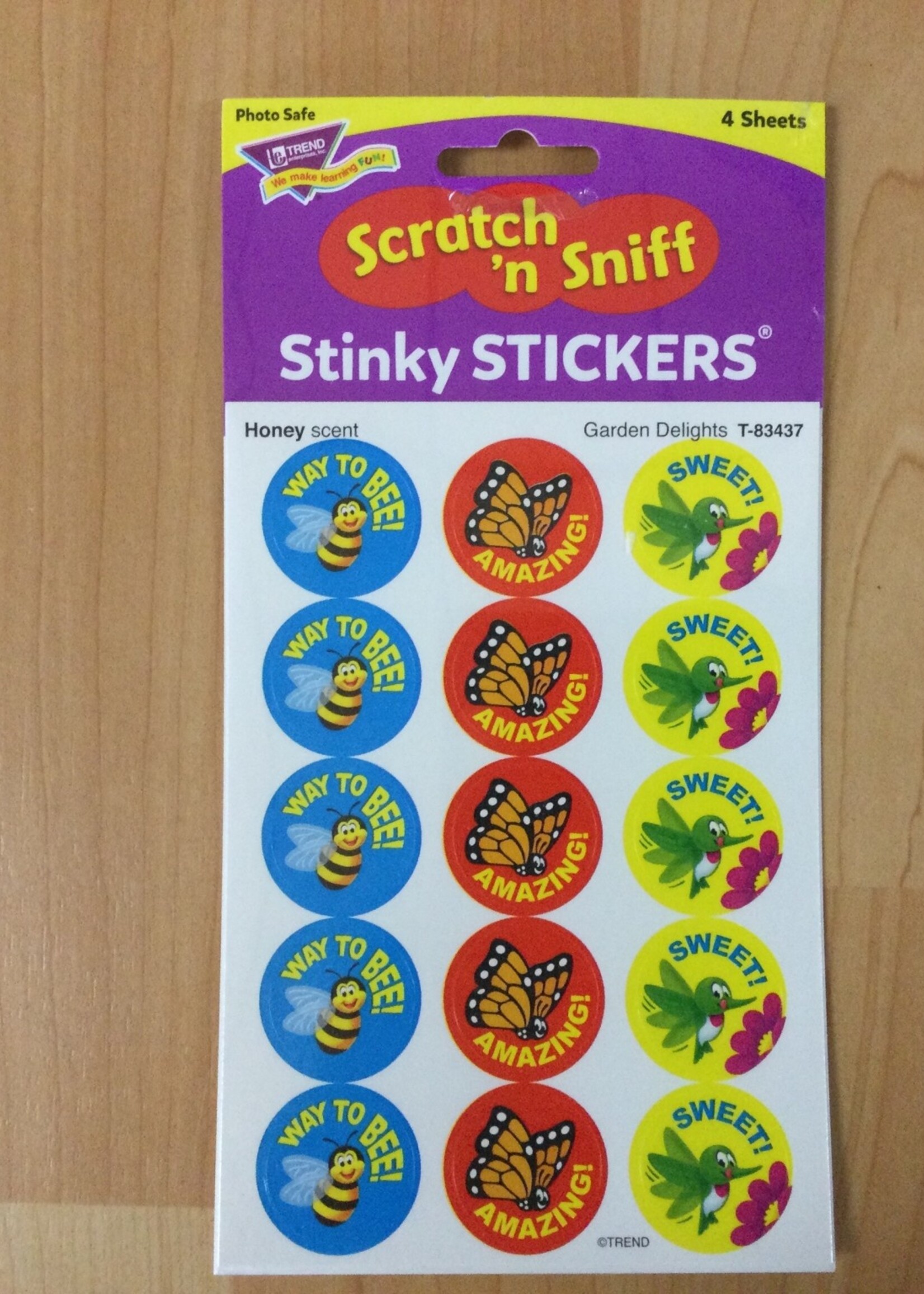 Garden Delights Honey Stinky Stickers