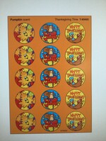 Thanksgiving Time Stinky Stickers 45pc