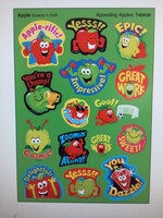 Apple Stinky Stickers 60pc