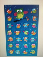 Owl Stars Stickers 8 sheets