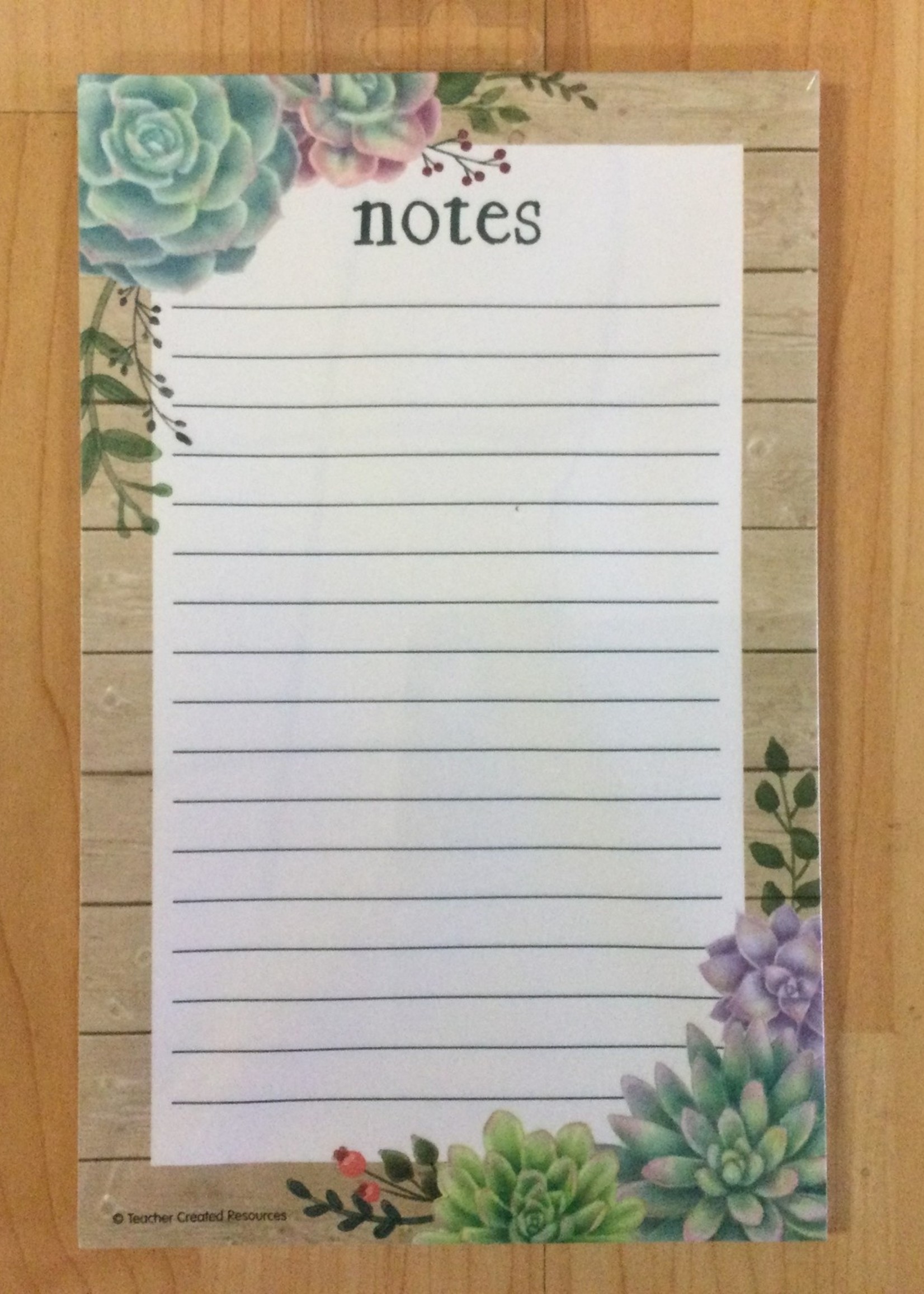 Rustic Bloom Notepad