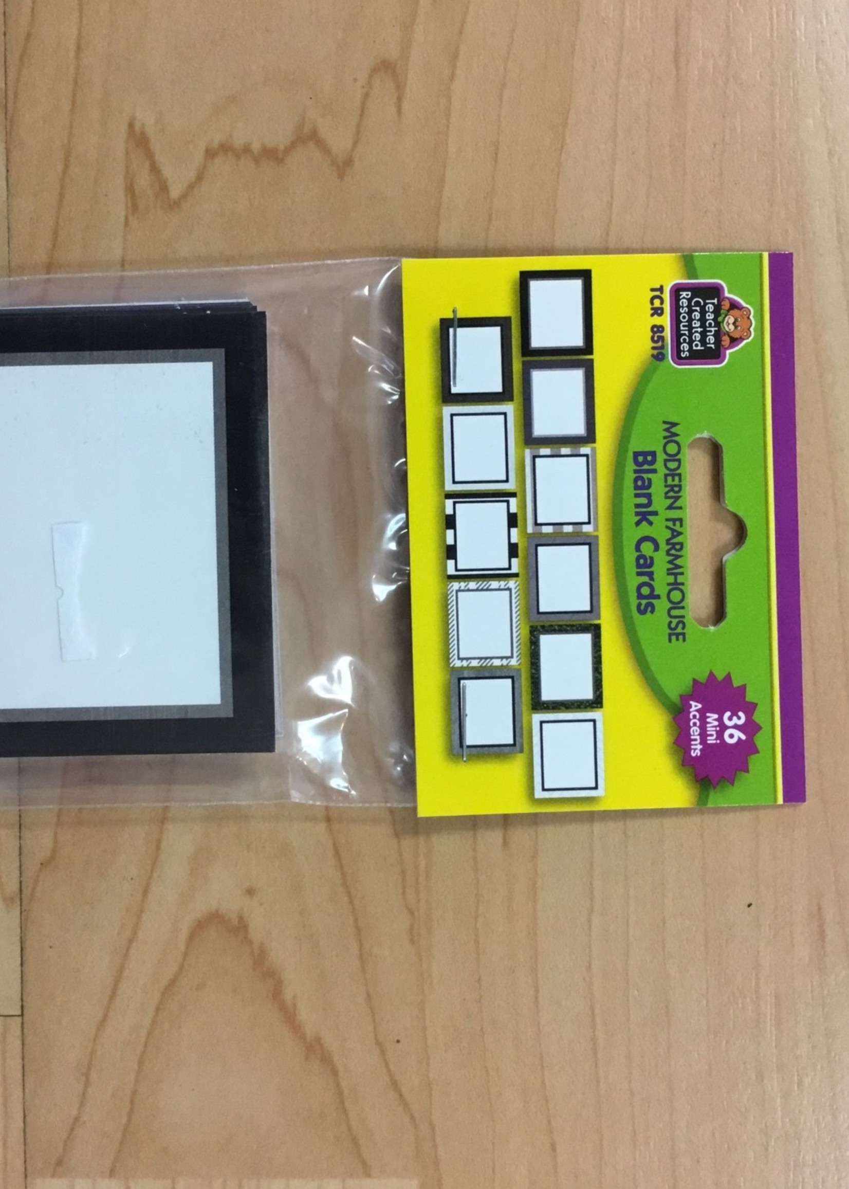 Modern Farmhouse Blank Cards  Mini Cutouts 36pc