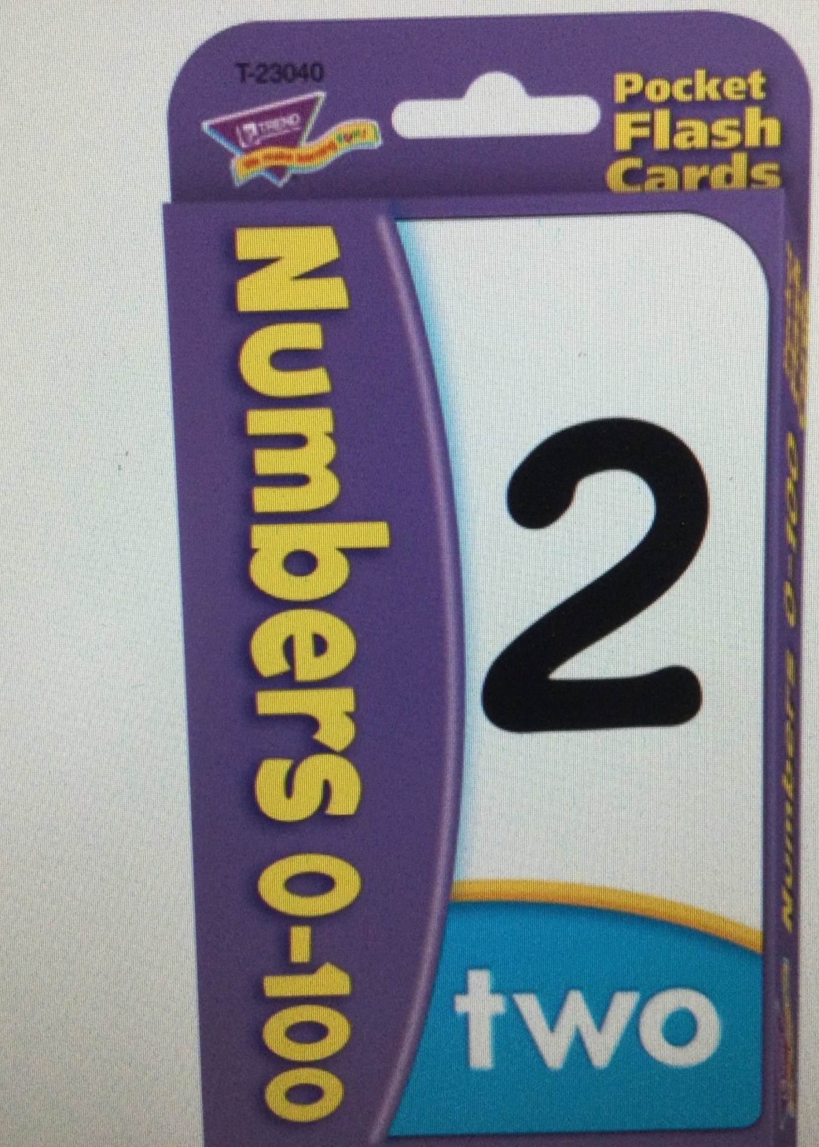 Numbers 0-100 Flash Cards