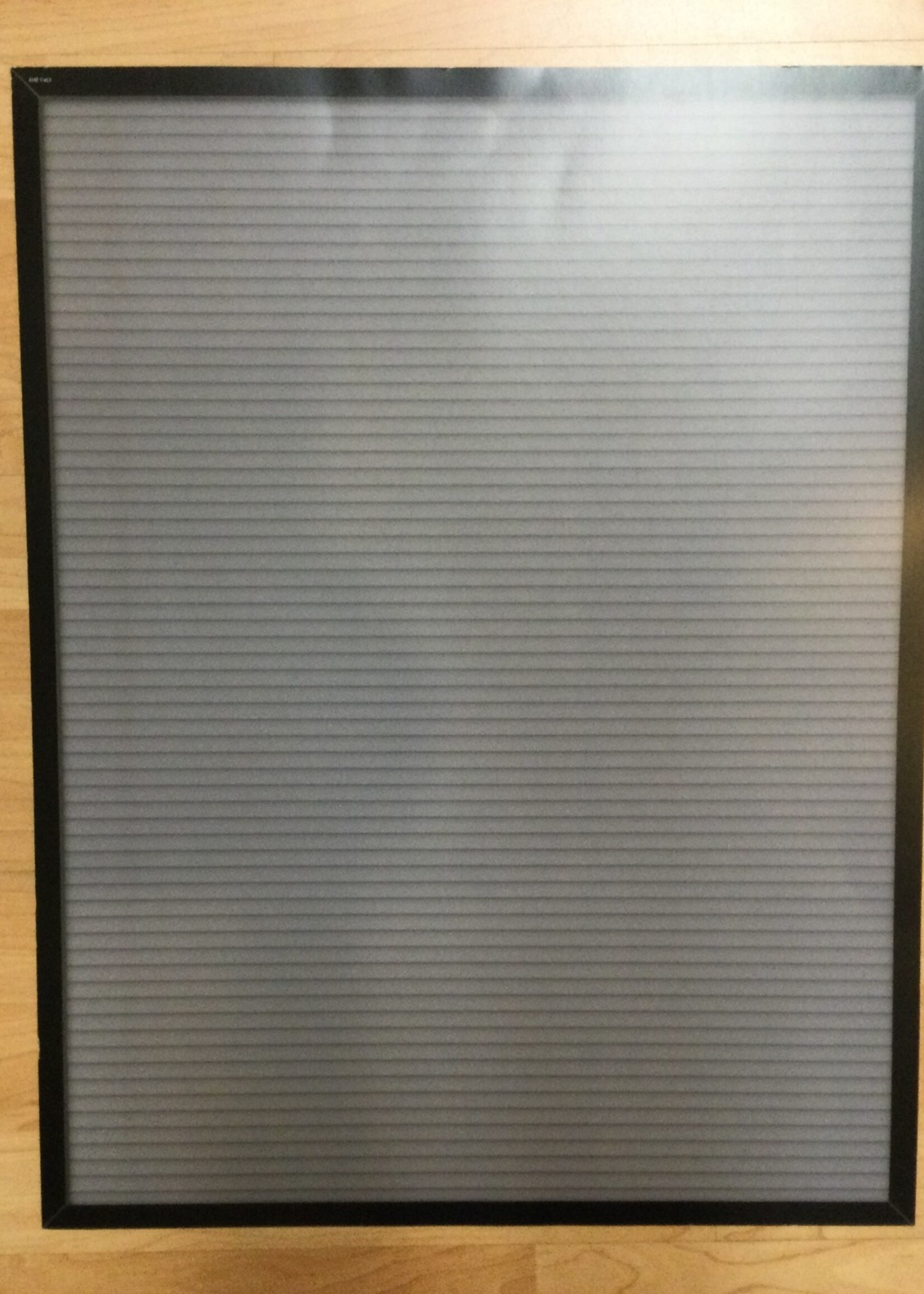 Gray Letterboard Blank Chart