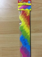 Tie Dye Scalloped Border