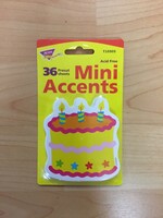 Birthday Cake Mini Cutouts 36pc