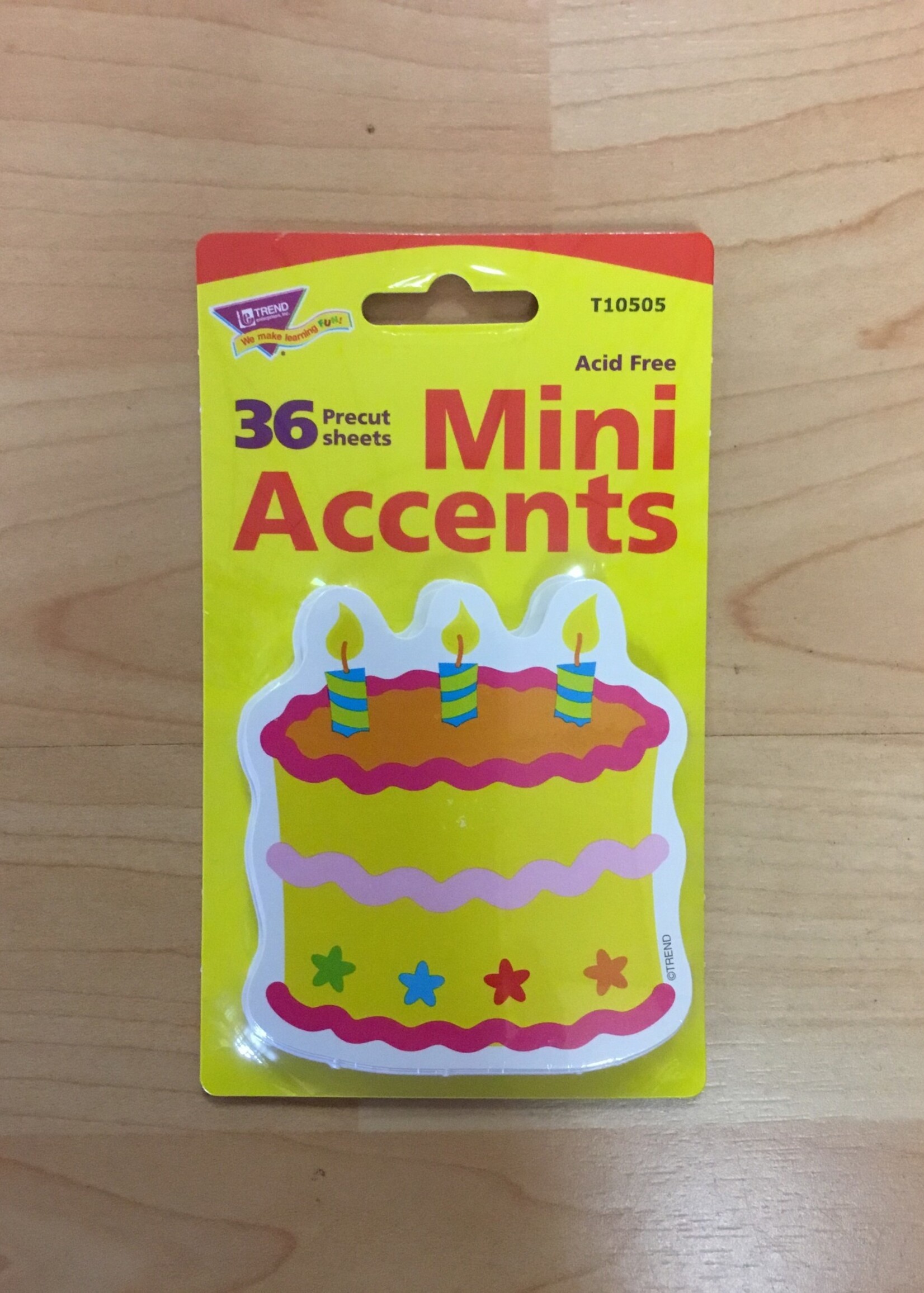 Birthday Cake Mini Cutouts 36pc