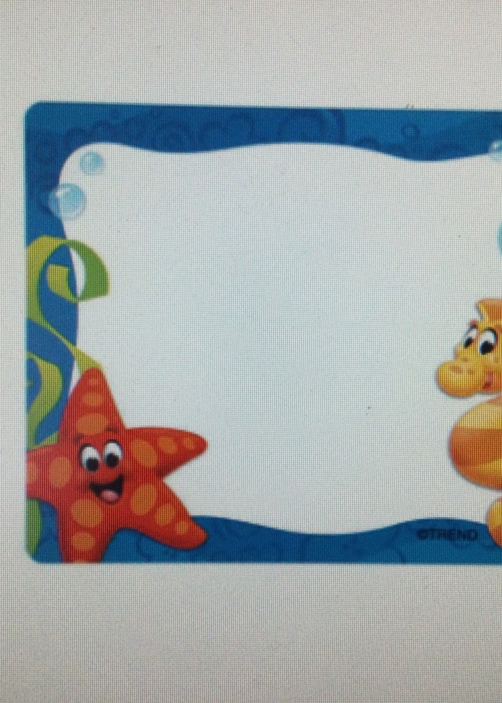 Sea Buddies Labels 36pk