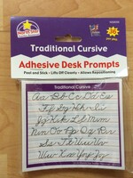 Cursive Adhesive Desk Prompts 36pc