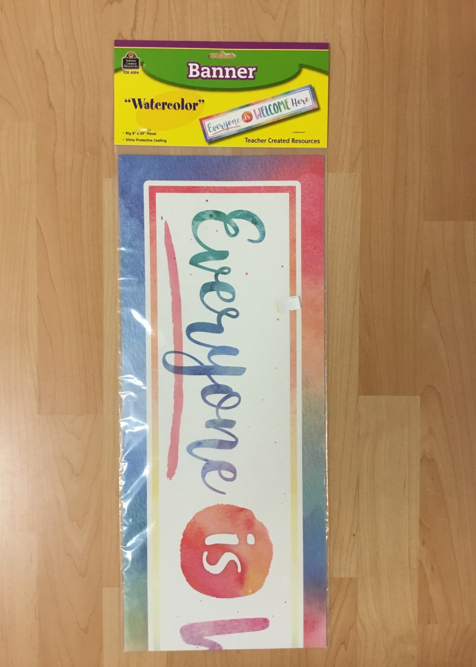 Watercolor Everyone is Welcome Banner