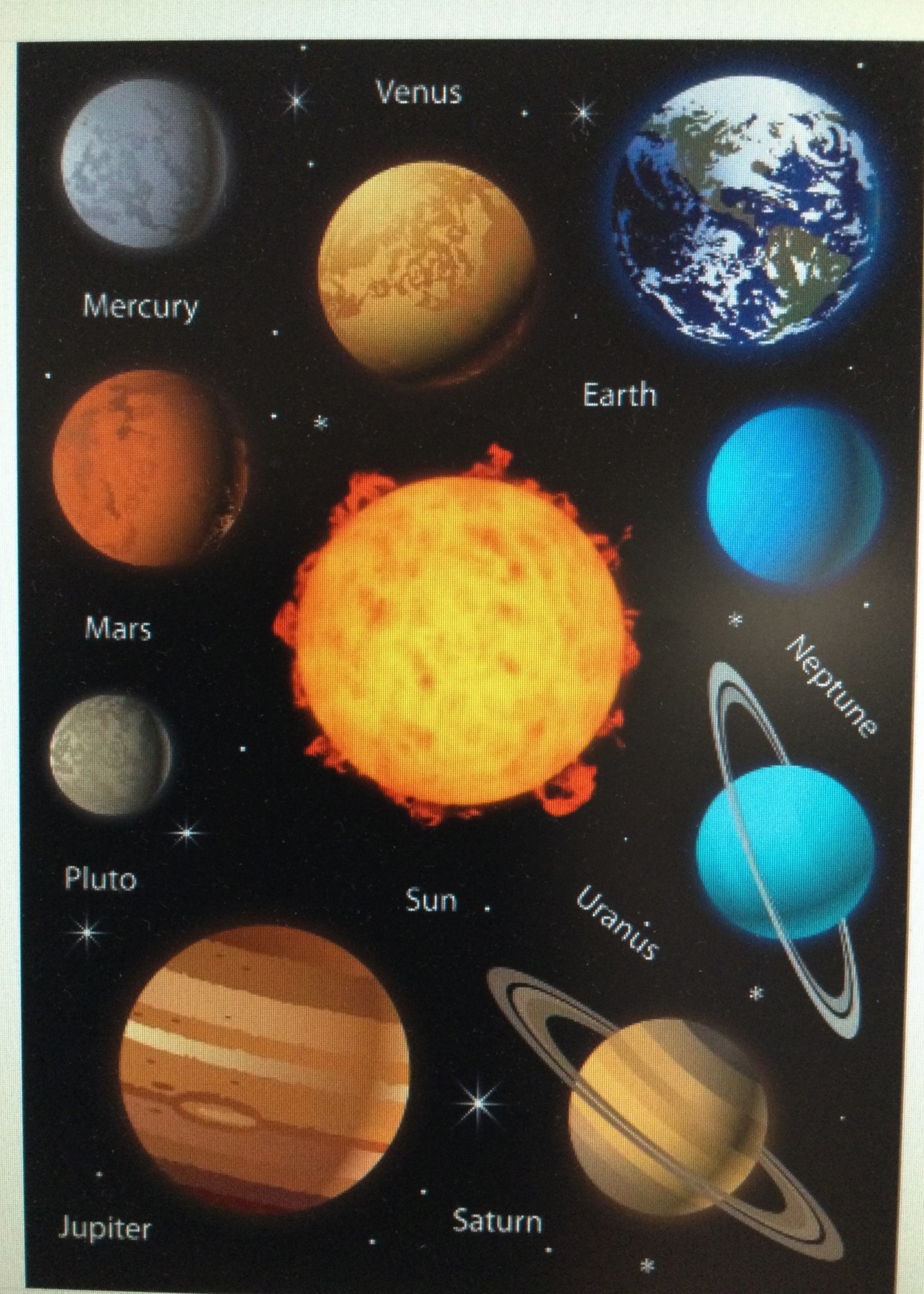Solar System Die Cut Magnets