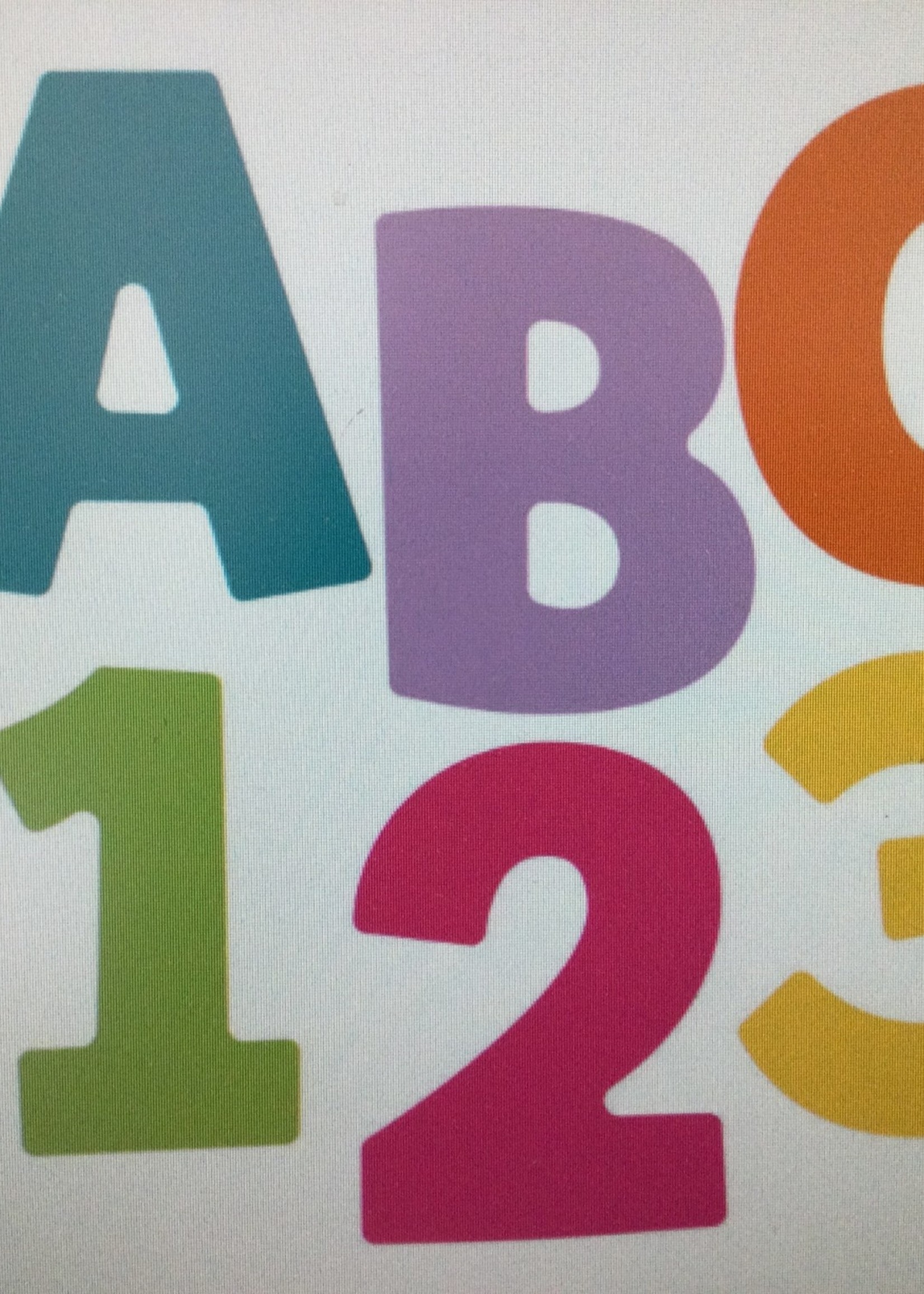 Color Splash 3" Letters
