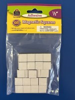 1/2" Adhesive Magnetic Squares 100pc