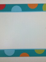Dots on Turquoise Labels 36pk