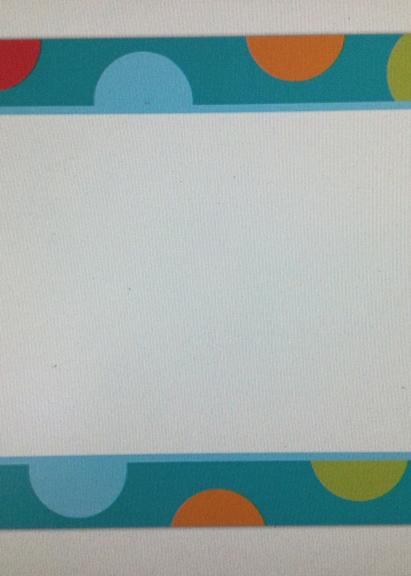 Dots on Turquoise Labels 36pk