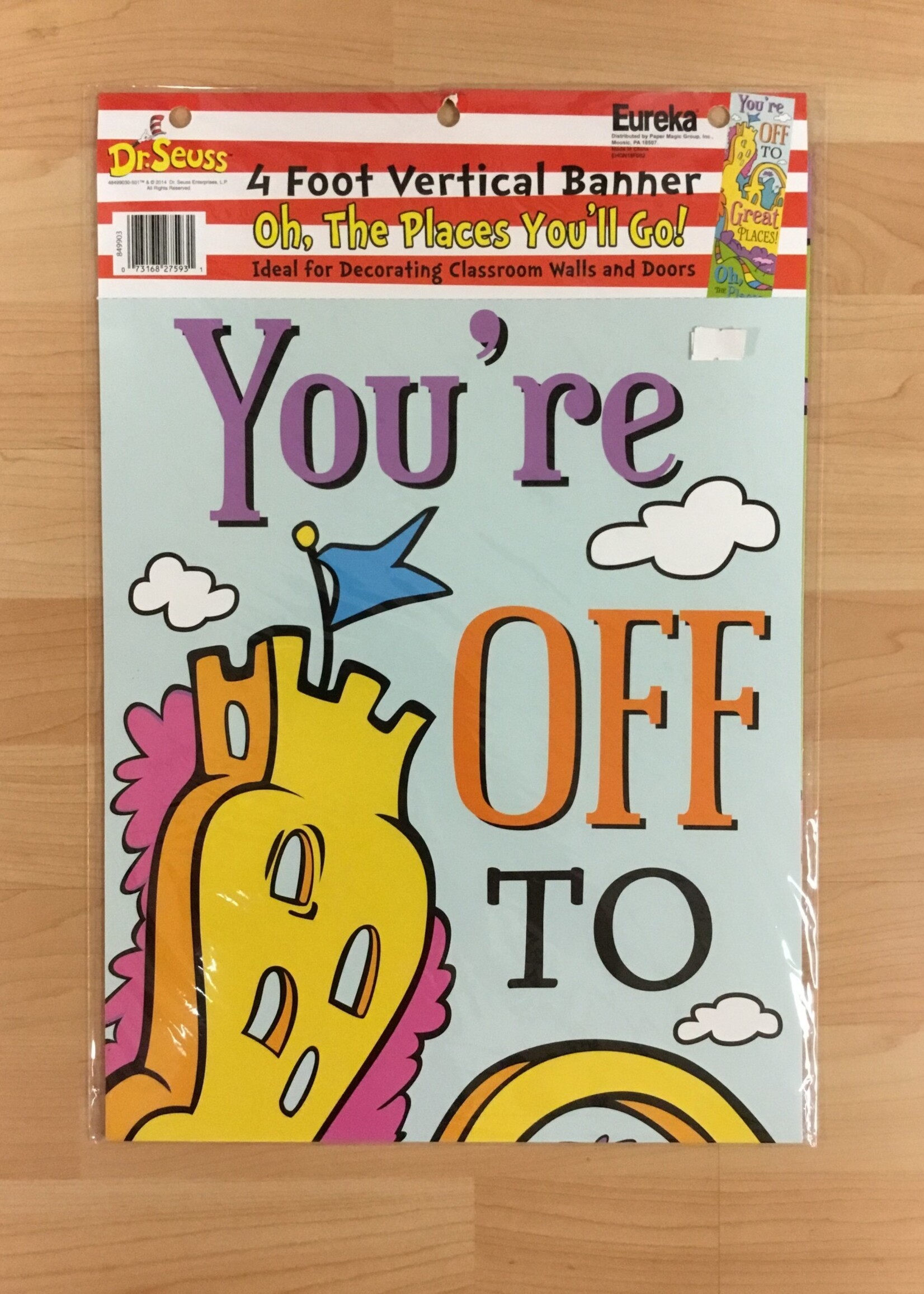 Dr. Seuss Vertical Banner Oh the Places YouÃƒÂ¢Ã¢â€šÂ¬Ã¢â€žÂ¢ll Go