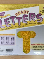 Yellow Sparkle 4" Casual Letter 71pc