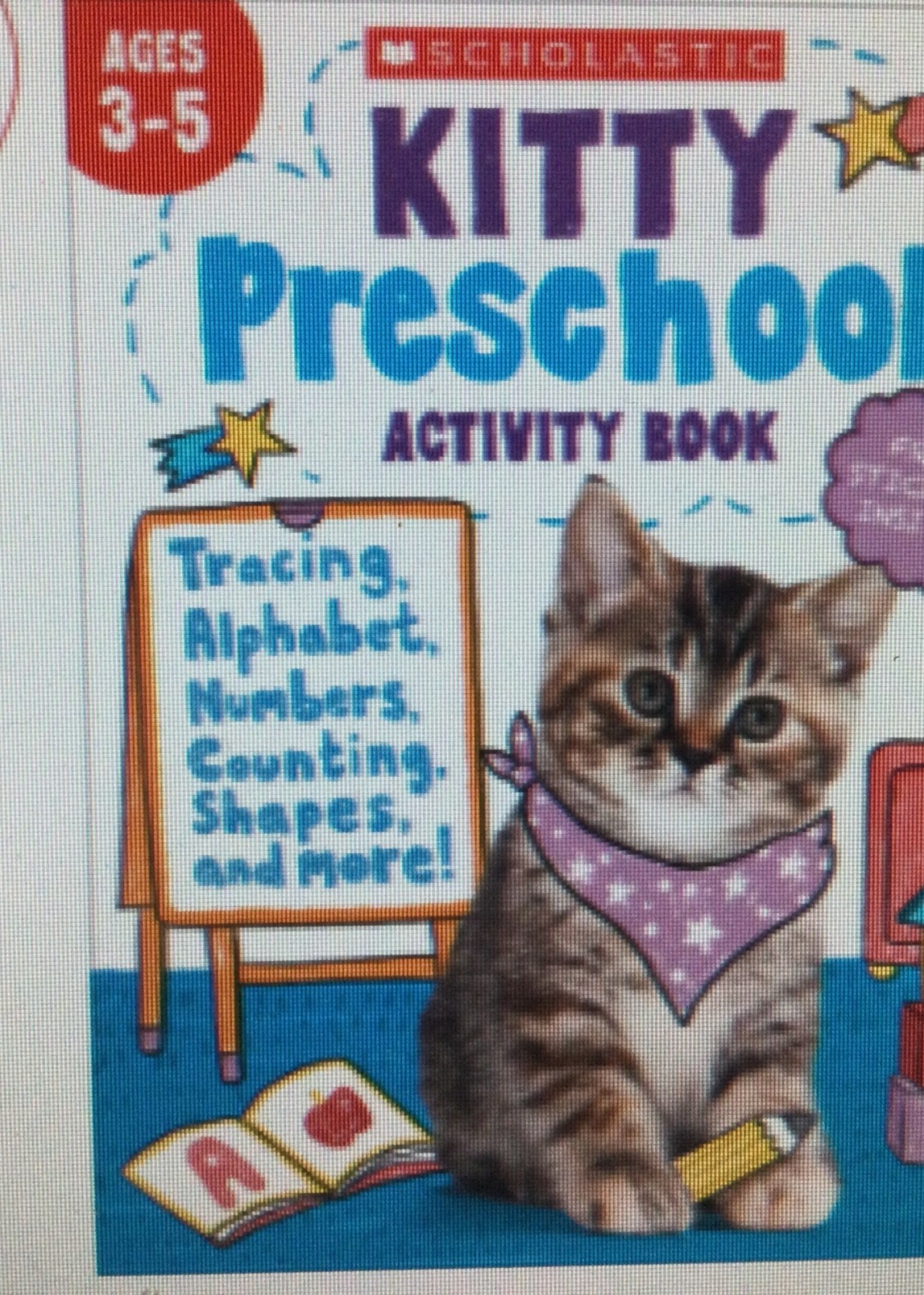 Kitty Preschool Activity Book