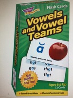 Vowels & Vowel Teams Flash Cards 72pc