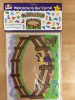 Welcome to our Corral Bulletin Board Set