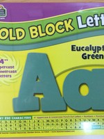 Eucalyptus Green 4" Bold Block Letters