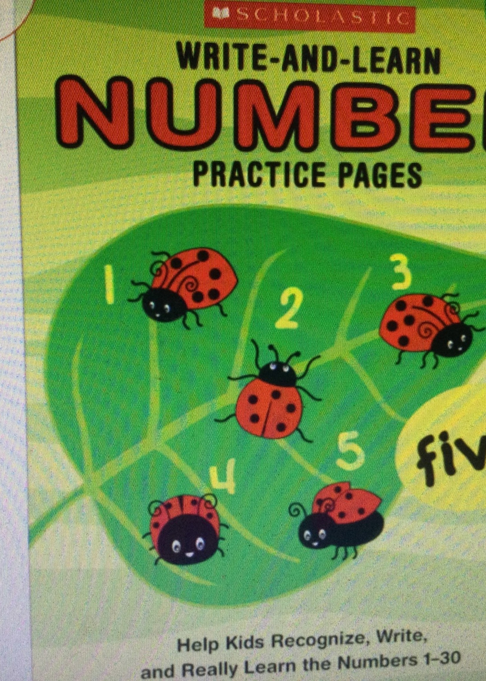 Write and Learn Number Practice