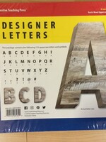 Rustic Wood Uppercase 6" Letter