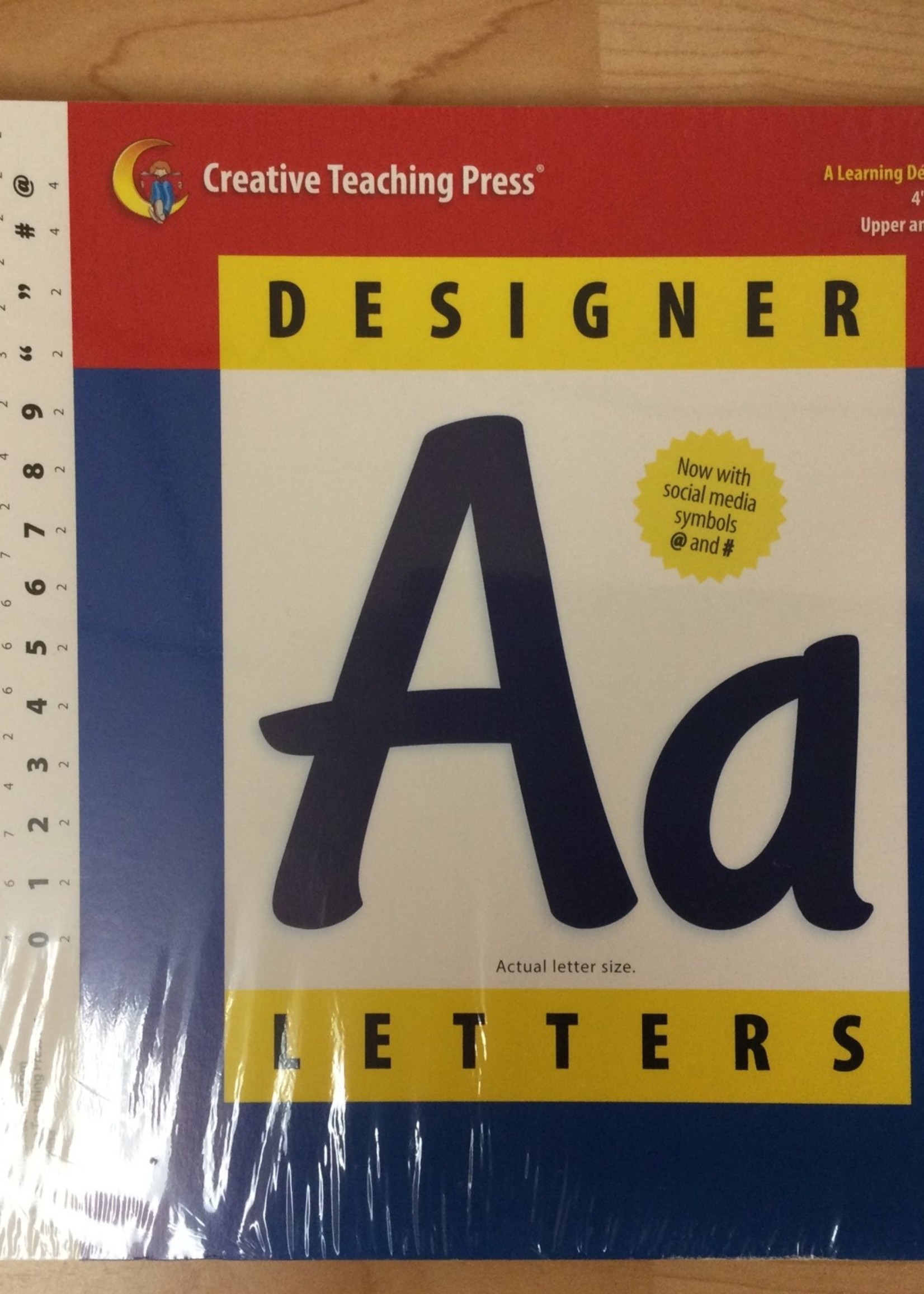 Stylish Blue 4" Letters