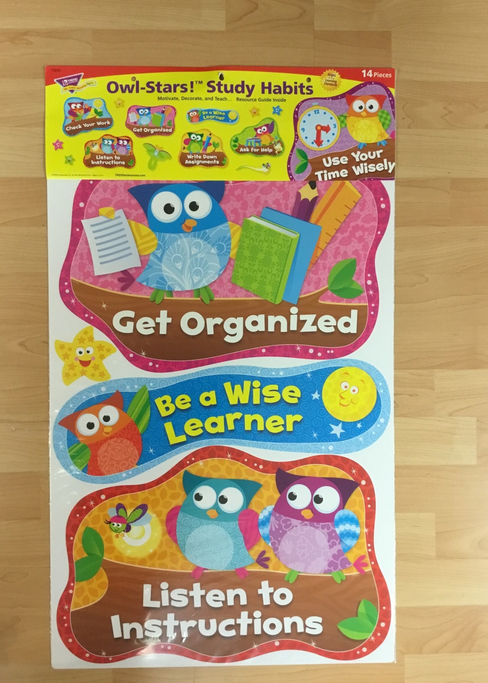 Owl-Stars! Study Habits Bulletin Board Set