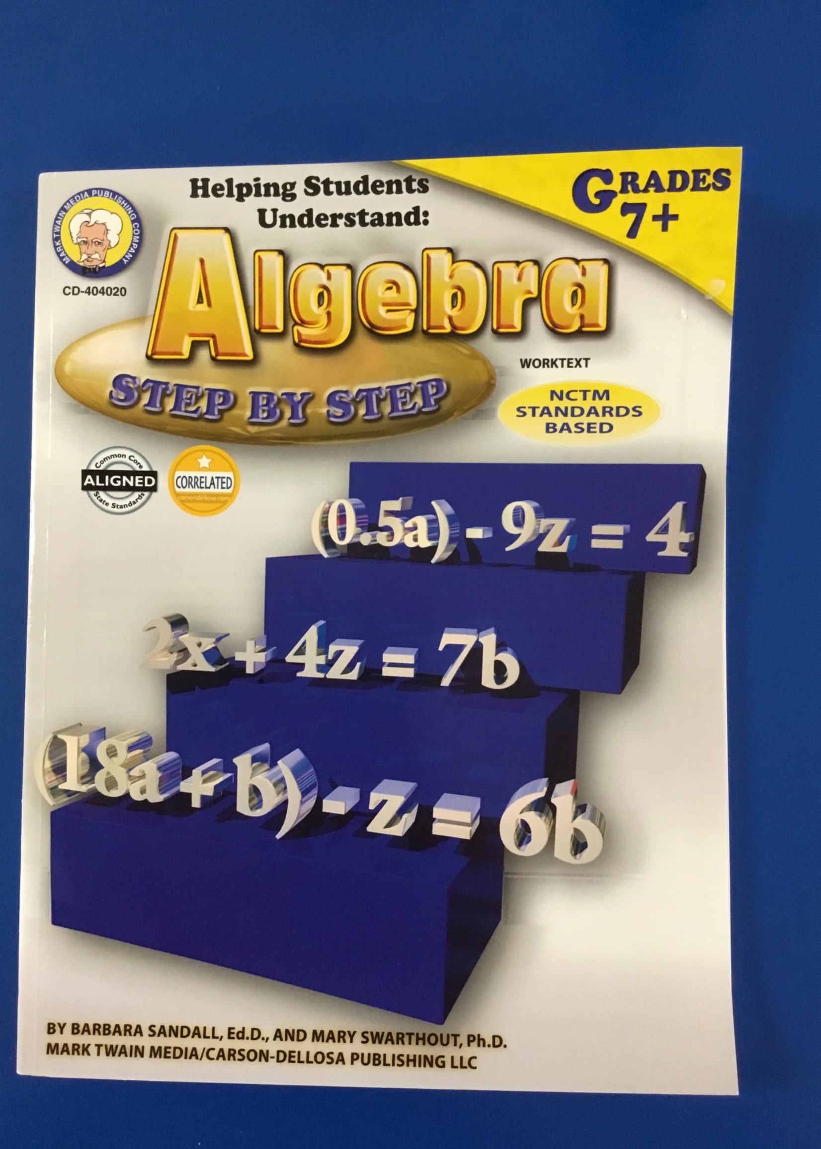 Algebra Step By Step Book