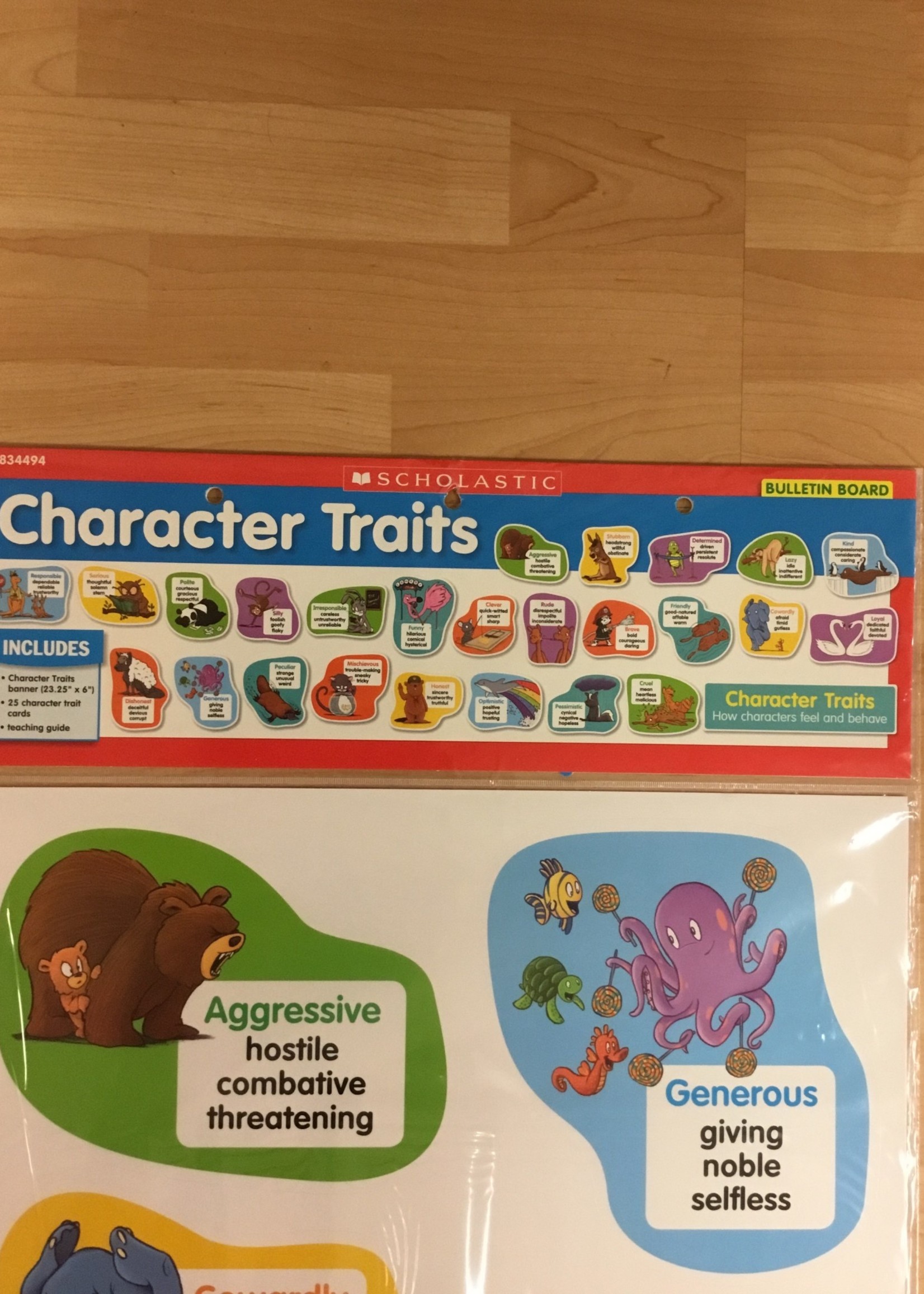 Character Traits Bulletin Board