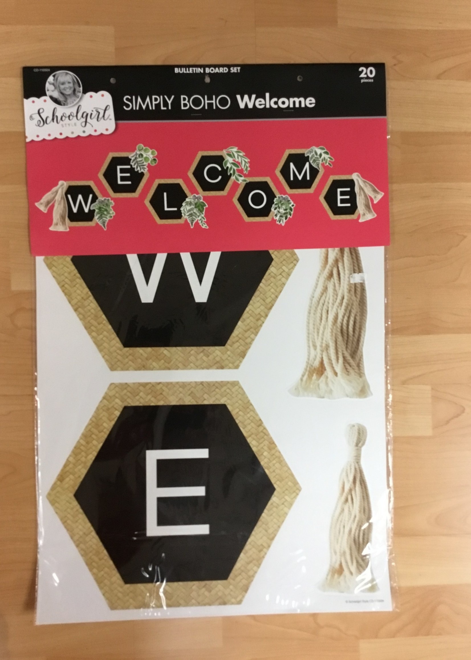 Schoolgirl Style Simply Boho Welcome Bulletin Board
