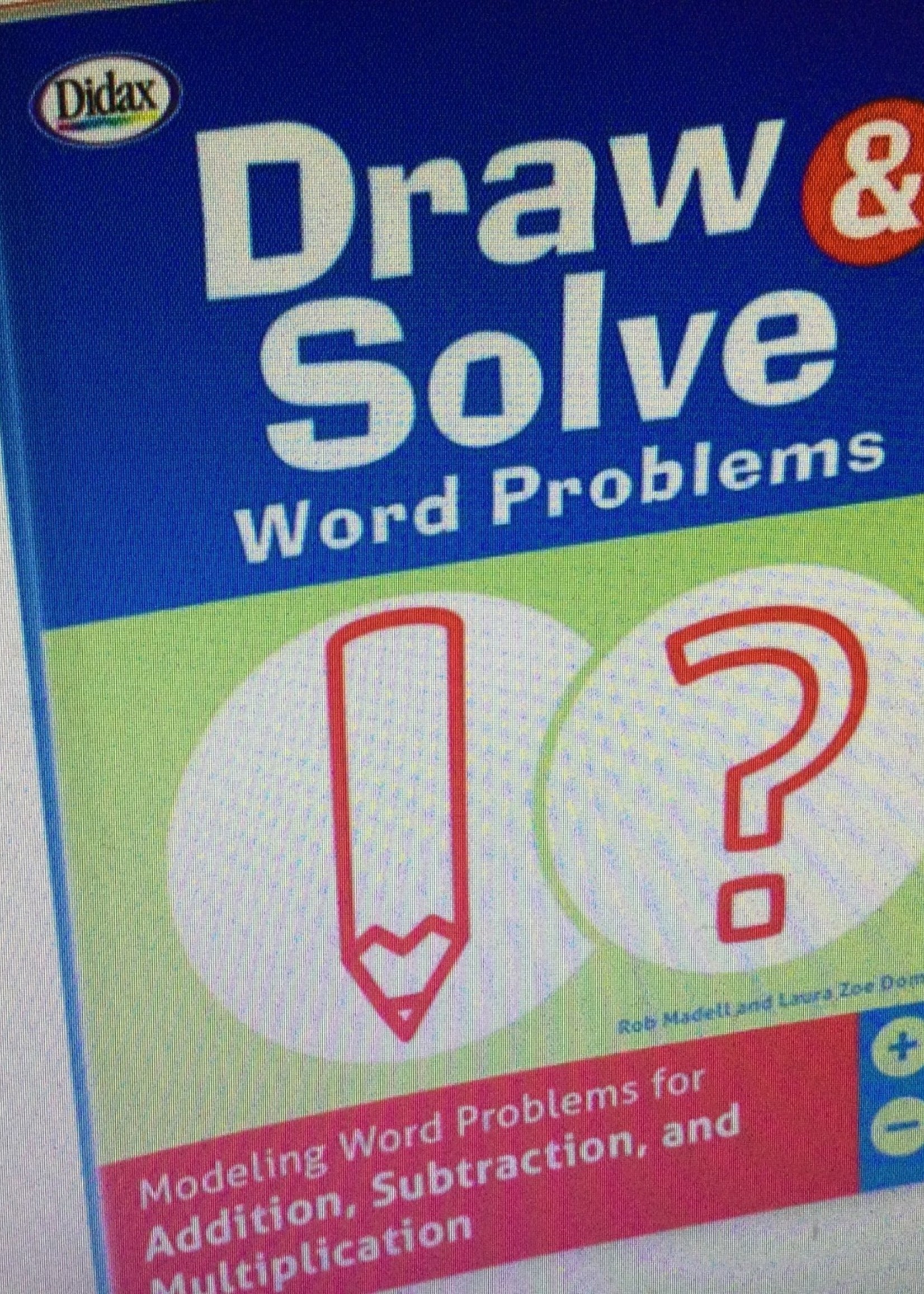 Draw & Solve Word Problems 2