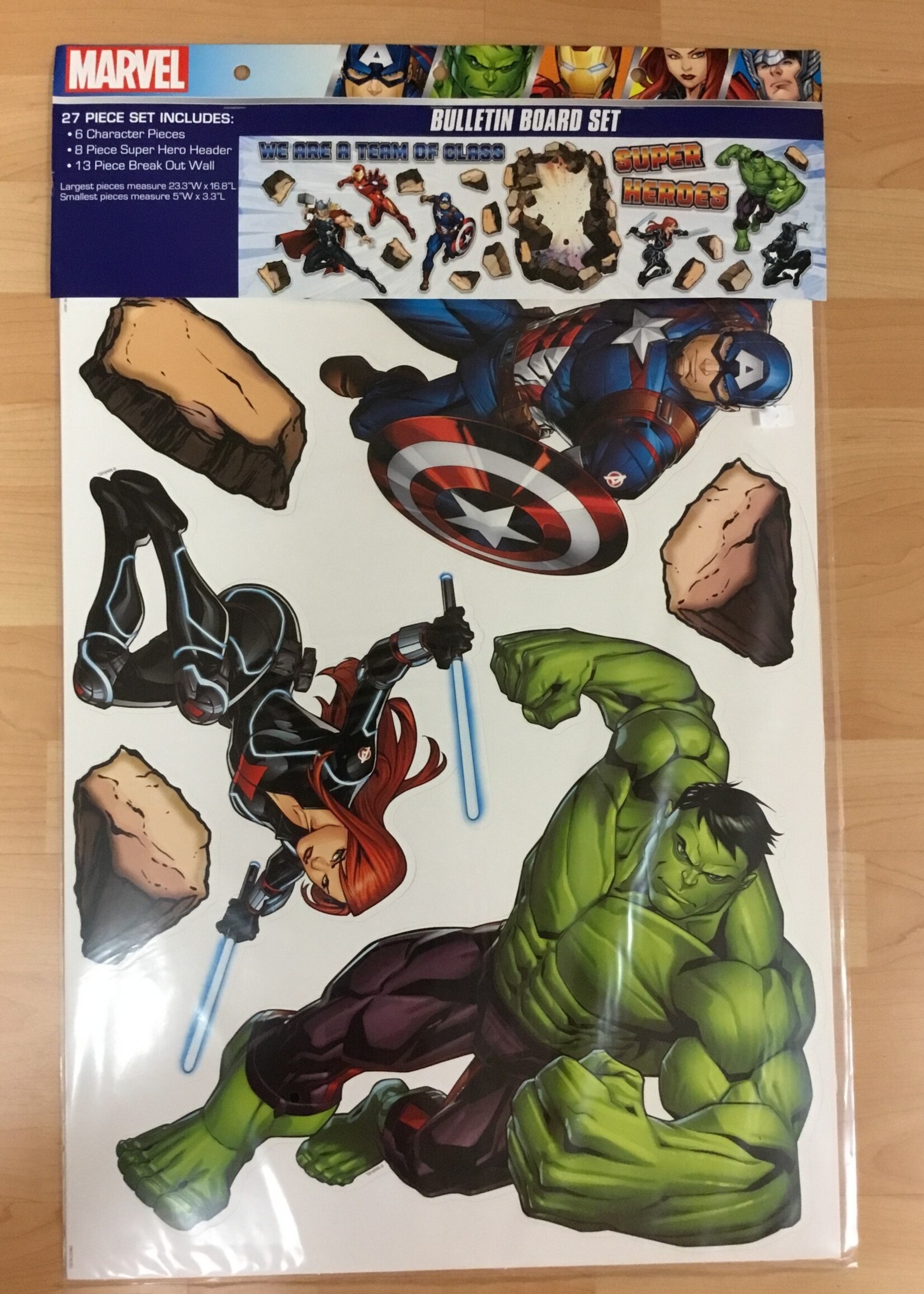 Marvel We Are a Team of Class Bulletin Board Set