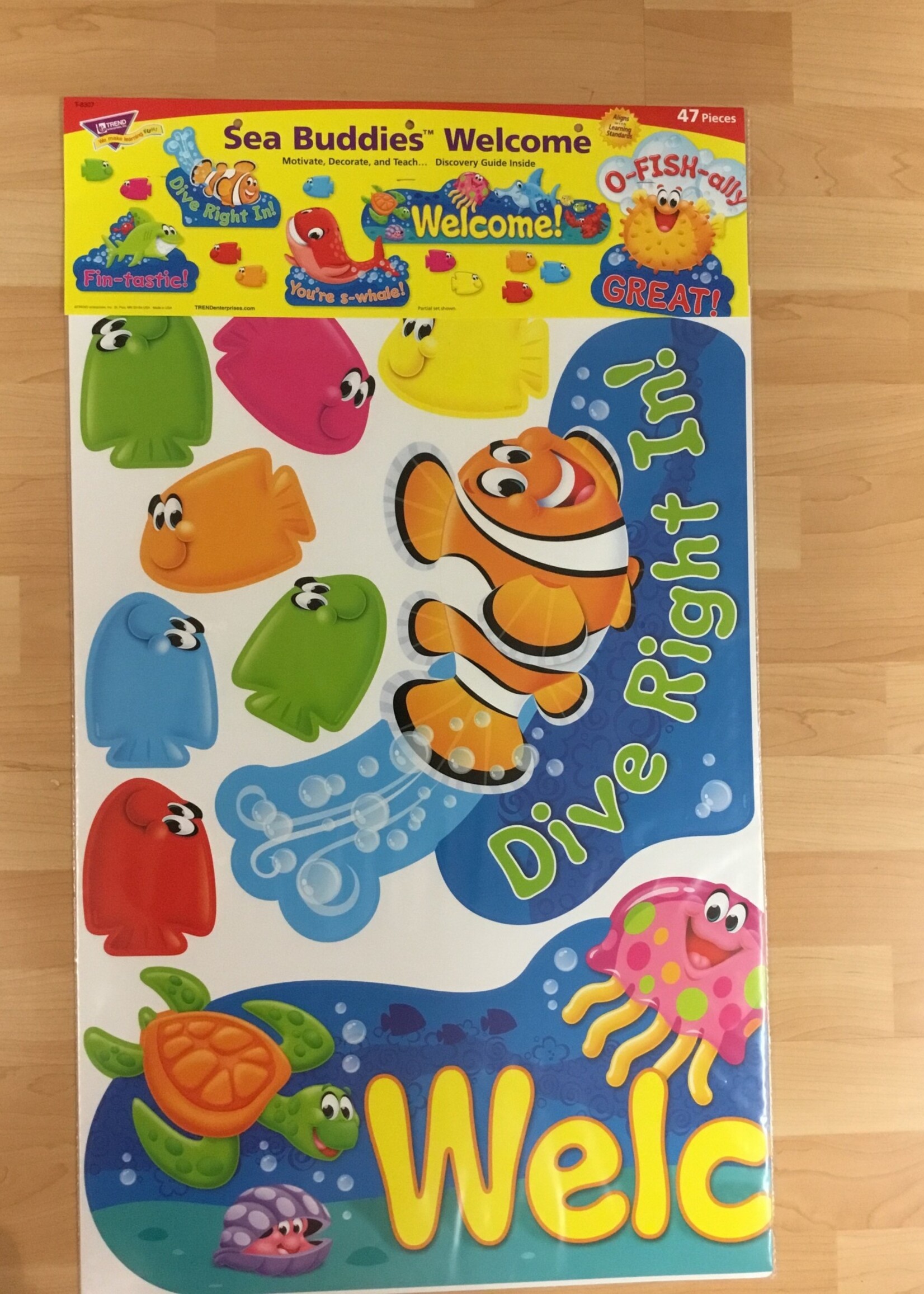Sea Buddies Welcome Bulletin Board Set