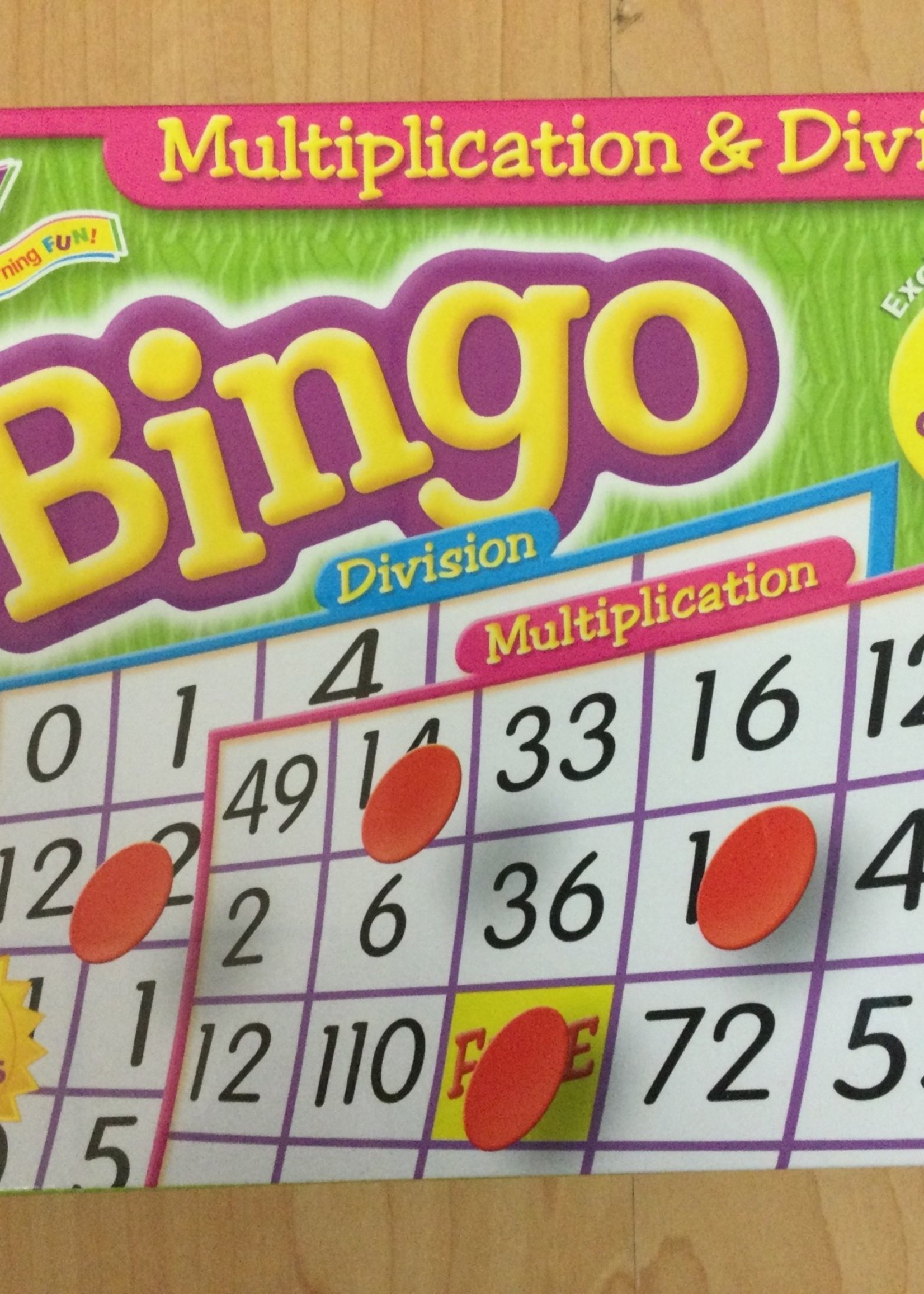 Multiplication & Division Bingo