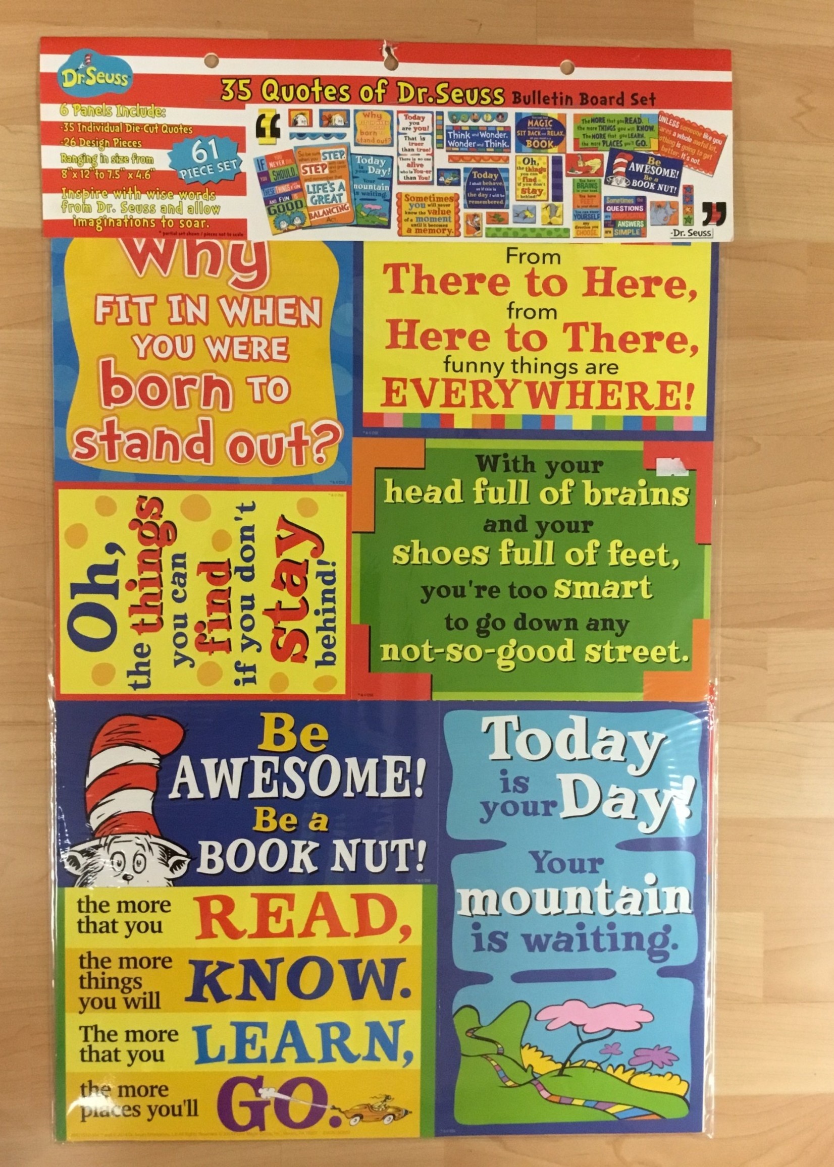 Dr. Seuss Quotes Bulletin Board Set