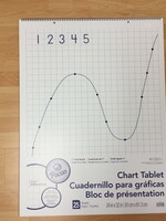 Chart Tablet 1" Grid Ruled (Lg.) 25 sheets
