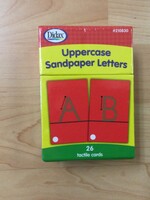 Uppercase Sandpaper Letters