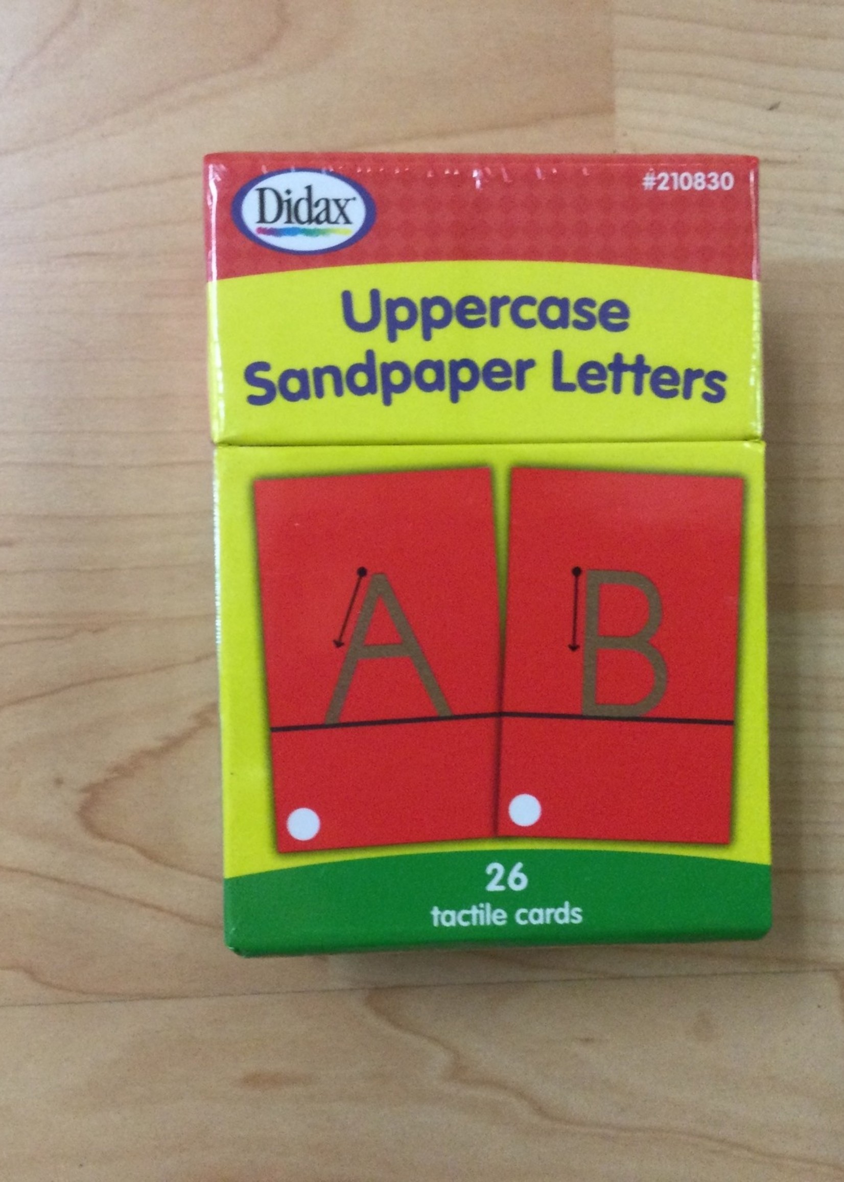 Uppercase Sandpaper Letters