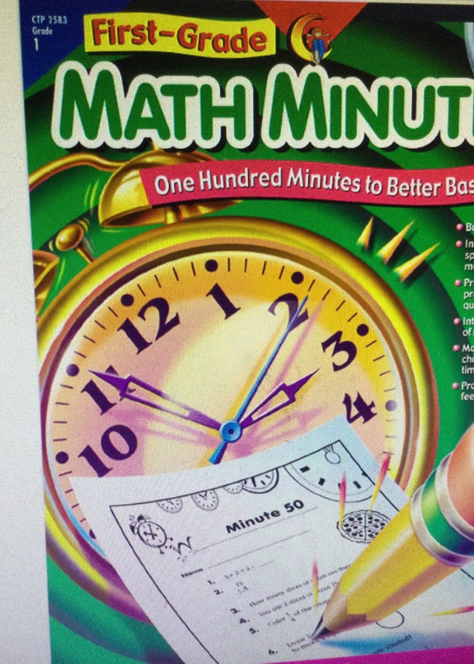 Math Minutes: First Grade